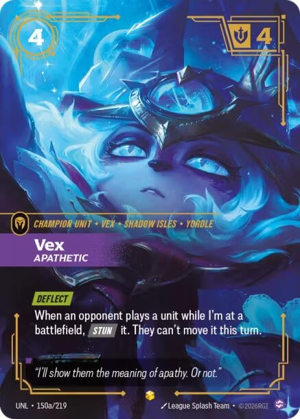 Image for Vex, Apathetic (Alternate Art) - Riftbound: League of Legends Trading Card Game