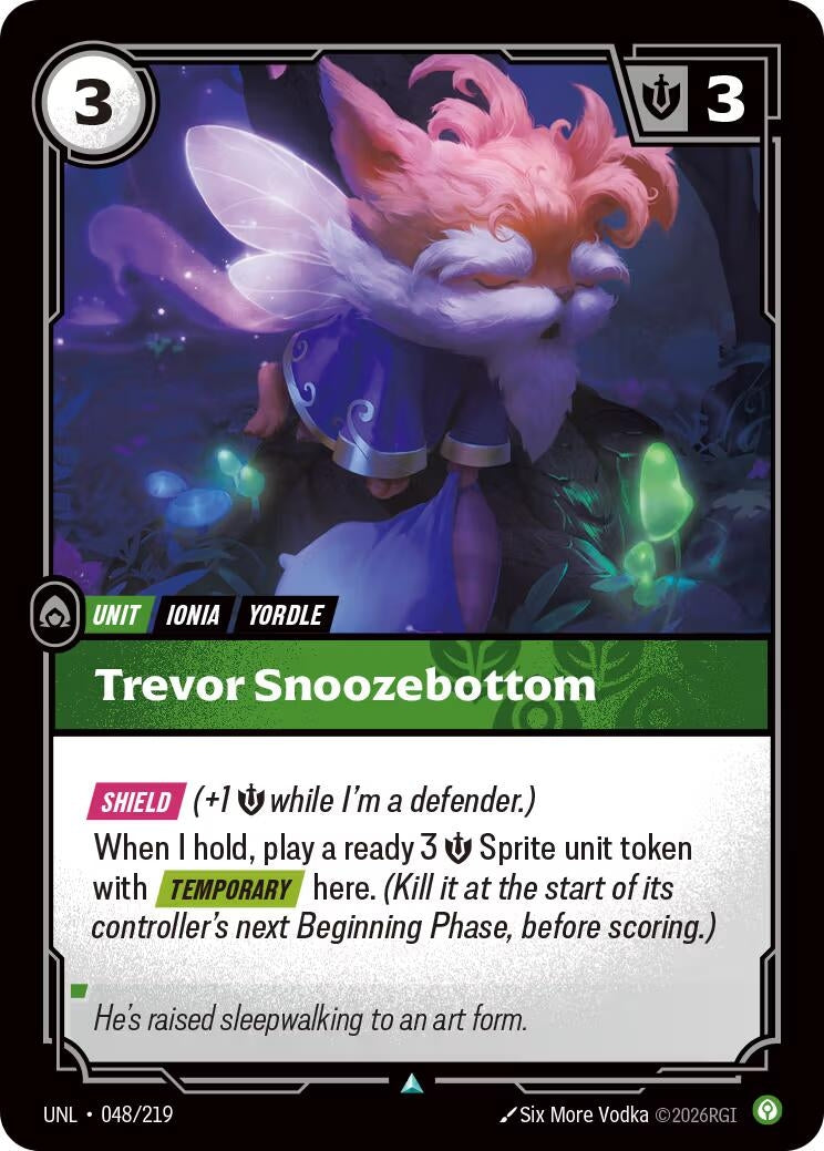 Image for Trevor Snoozebottom - Riftbound: League of Legends Trading Card Game