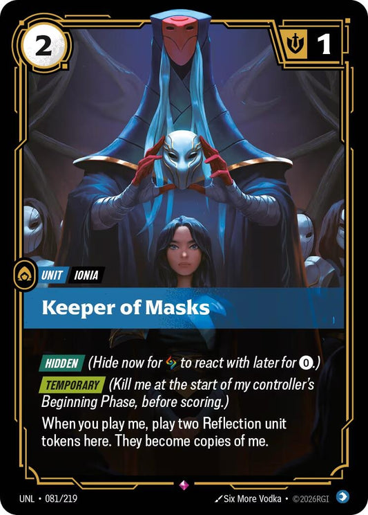 Image for Keeper of Masks - Riftbound: League of Legends Trading Card Game