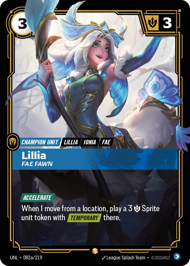 Image for Lillia, Fae Fawn (Alternate Art) - Riftbound: League of Legends Trading Card Game