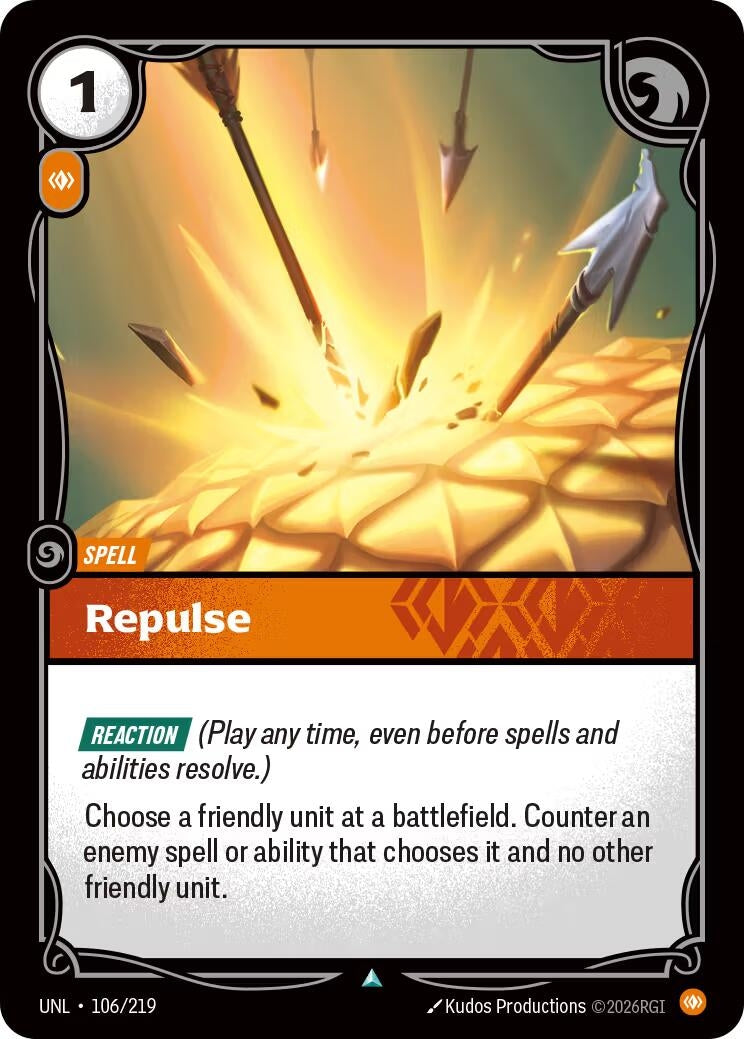 Image for Repulse - Riftbound: League of Legends Trading Card Game