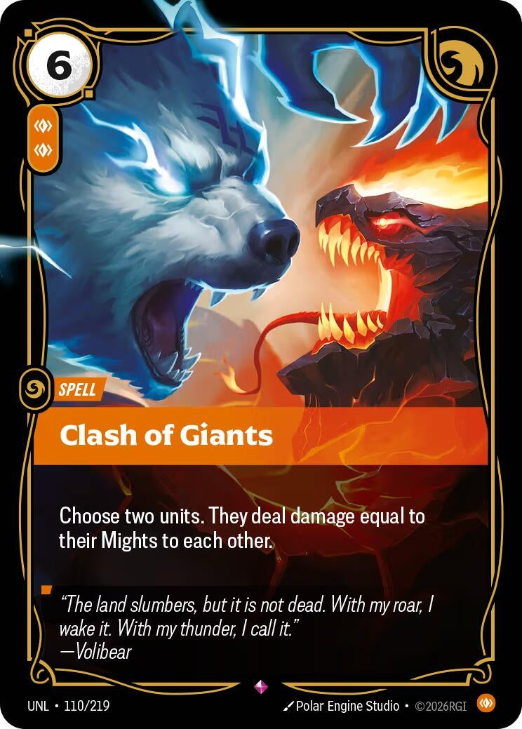 Image for Clash of Giants - Riftbound: League of Legends Trading Card Game