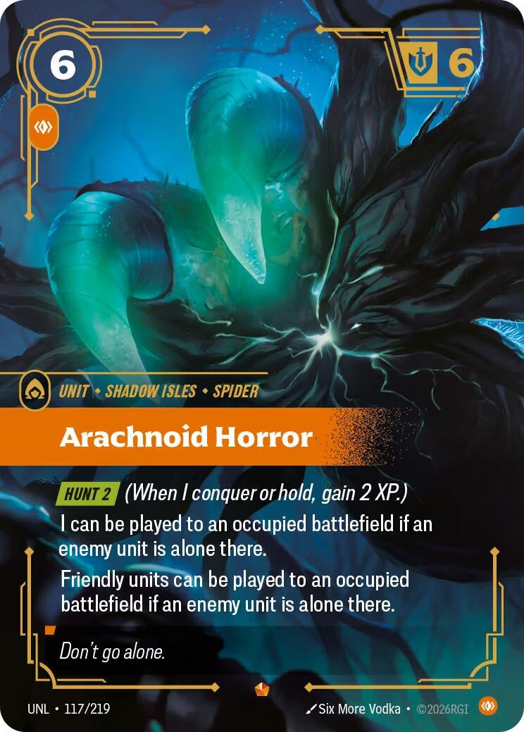 Image for Arachnoid Horror - Riftbound: League of Legends Trading Card Game