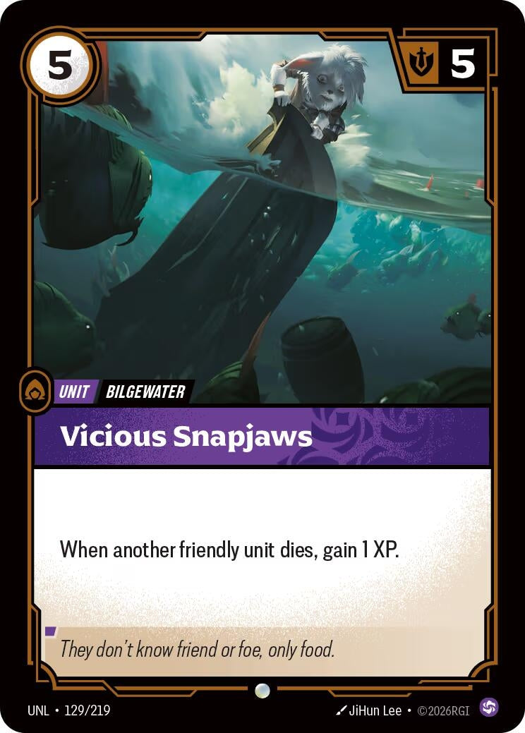 Image for Vicious Snapjaws - Riftbound: League of Legends Trading Card Game