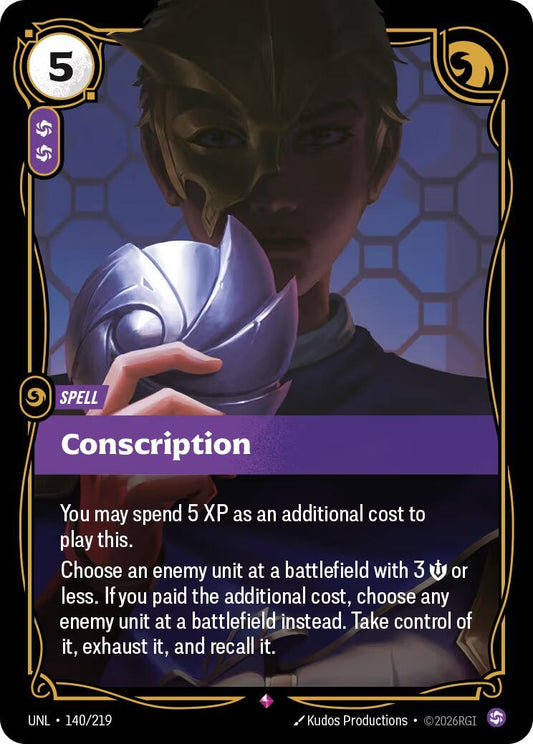 Image for Conscription - Riftbound: League of Legends Trading Card Game