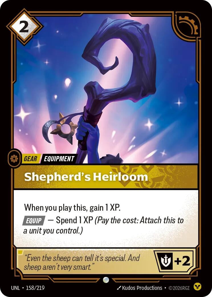 Image for Shepherd's Heirloom - Riftbound: League of Legends Trading Card Game