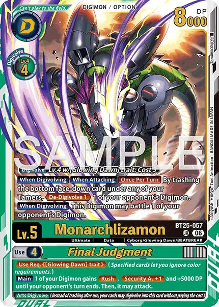 Image for Monarchlizamon // Final Judgement - Digimon Card Game