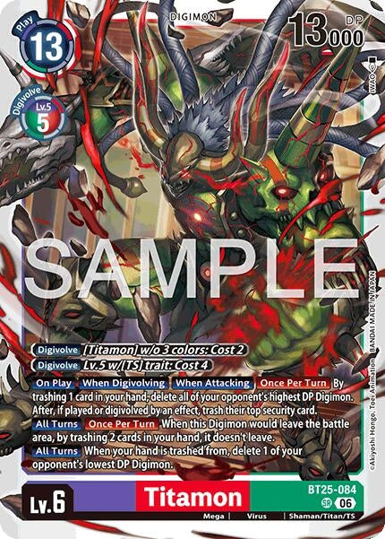 Image for Titamon - Digimon Card Game