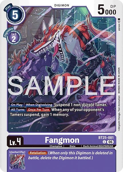 Image for Fangmon - Digimon Card Game