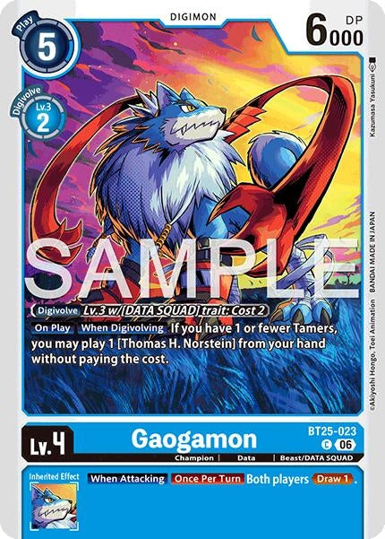 Image for Gaogamon - Digimon Card Game