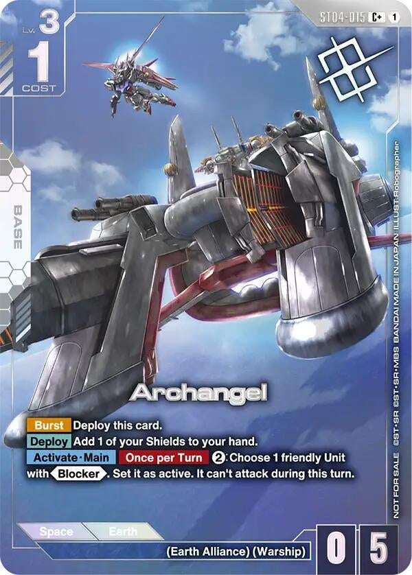 Image for Archangel (Store Tournament Winner Pack 04) - Gundam Card Game