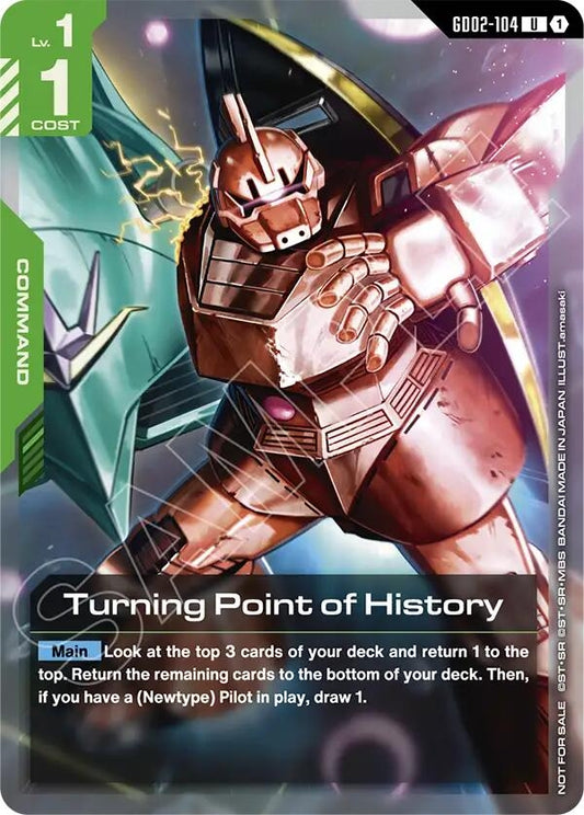 Image for Turning Point of History (Store Tournament Participant Pack 04) - Gundam Card Game