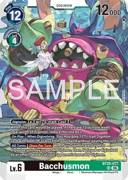 Image for Bacchusmon - Digimon Card Game