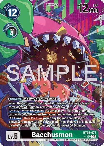 Image for Bacchusmon (Alternate Art) - Digimon Card Game