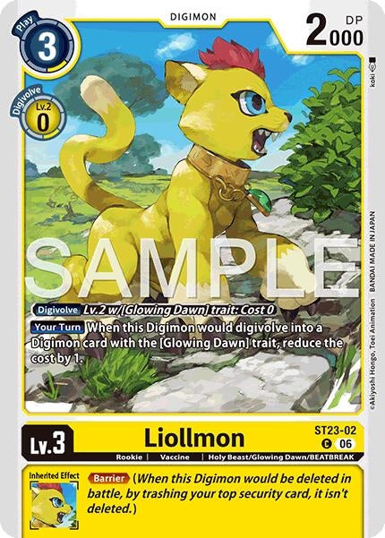 Image for Liollmon - Digimon Card Game
