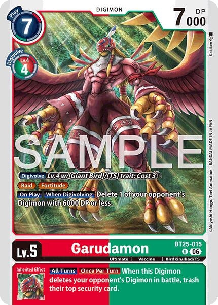Image for Garudamon - Digimon Card Game