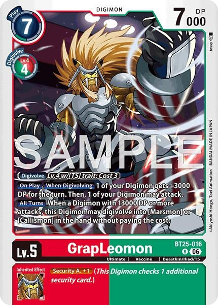 Image for GrapLeomon - Digimon Card Game