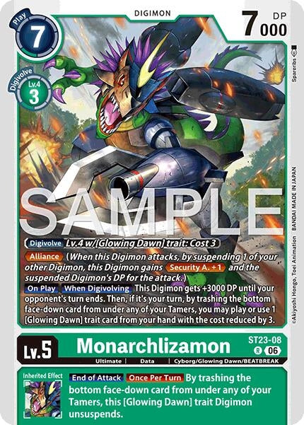 Image for Monarchlizamon - Digimon Card Game