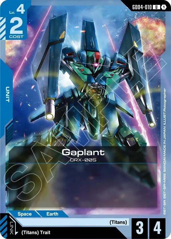 Image for Gaplant - Gundam Card Game