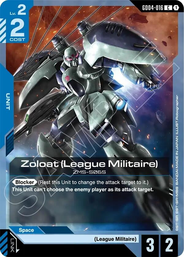Image for Zoloat (League Militaire) - Gundam Card Game
