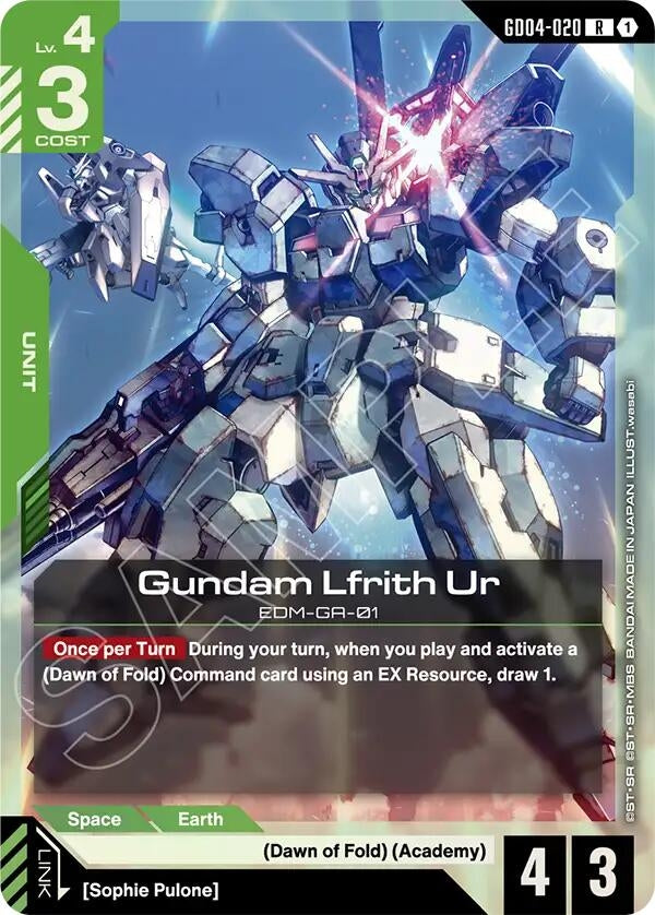 Image for Gundam Lfrith Ur - Gundam Card Game