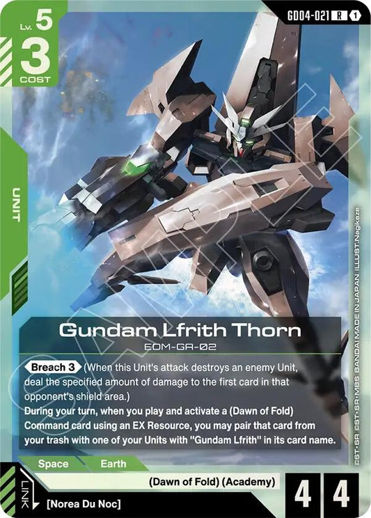 Image for Gundam Lfrith Thorn - Gundam Card Game