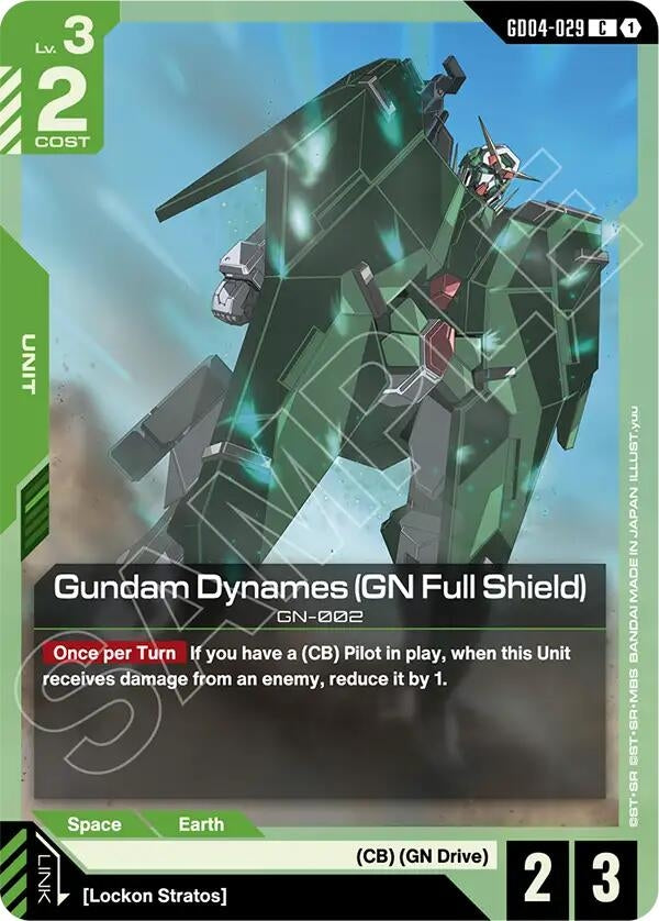 Image for Gundam Dynames (GN Full Shield) - Gundam Card Game