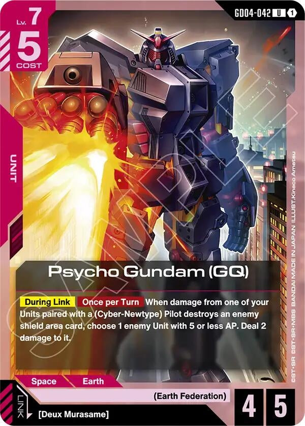 Image for Psycho Gundam (GQ) - Gundam Card Game