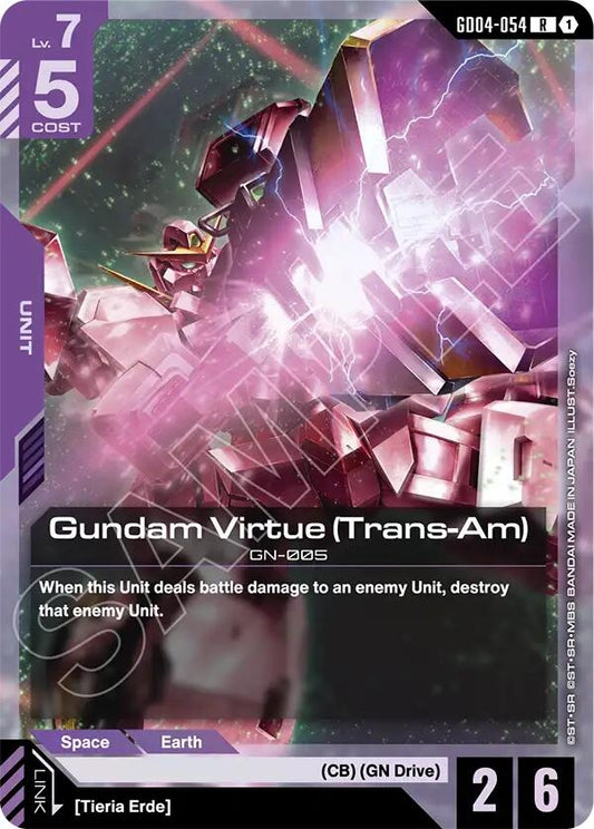 Image for Gundam Virtue (Trans-Am) - Gundam Card Game