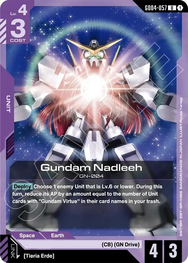 Image for Gundam Nadleeh - Gundam Card Game