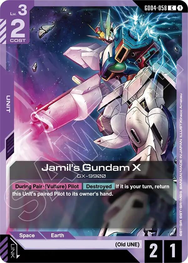 Image for Jamil's Gundam X - Gundam Card Game