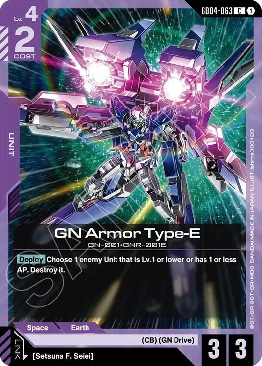 Image for GN Armor Type-E - Gundam Card Game