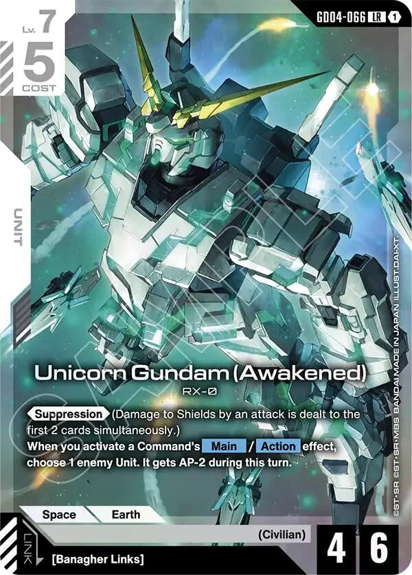 Image for Unicorn Gundam (Awakened) - Gundam Card Game