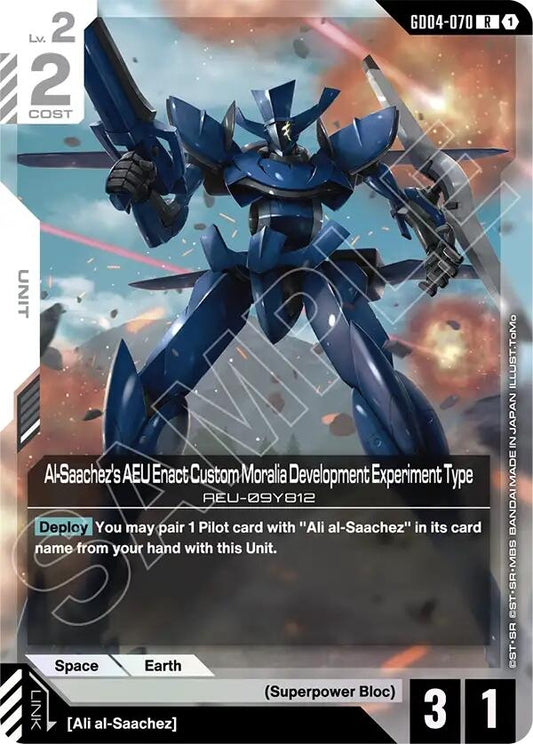 Image for Al-Saachez's AEU Enact Custom Moralia Development Experiment Type - Gundam Card Game