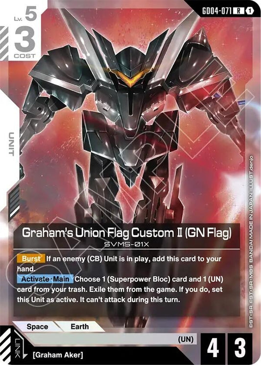 Image for Graham's Union Flag Custom II (GN Flag) - Gundam Card Game
