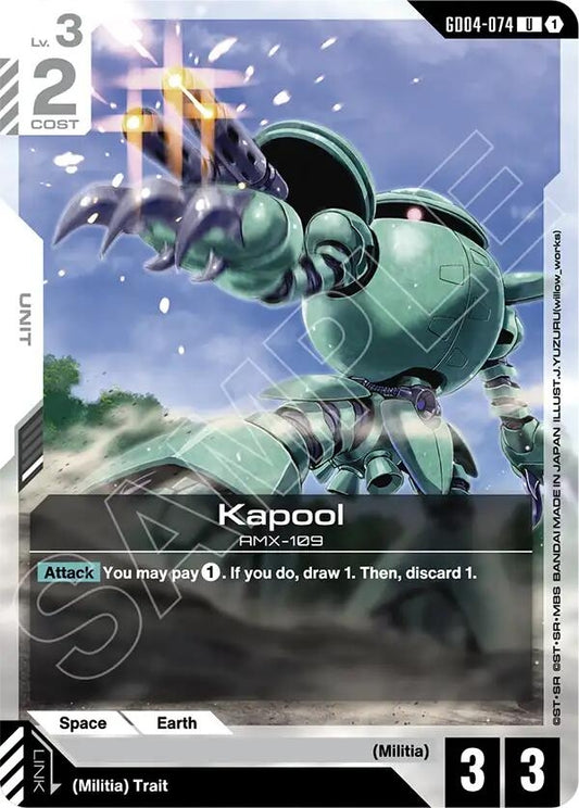 Image for Kapool - Gundam Card Game