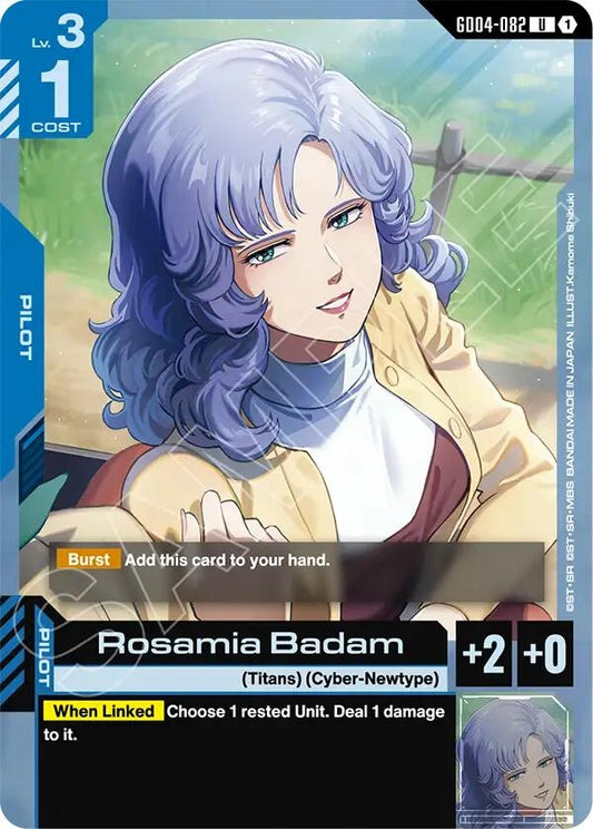 Image for Rosamia Badam - Gundam Card Game
