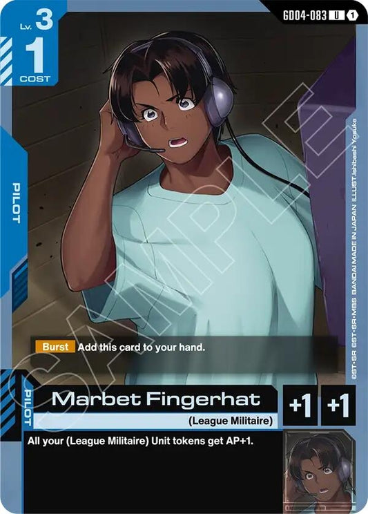 Image for Marbet Fingerhat - Gundam Card Game