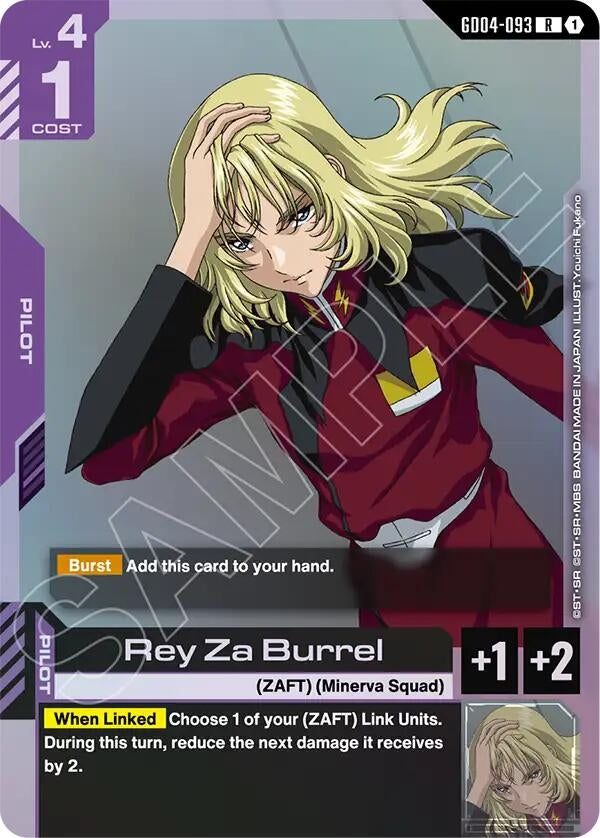 Image for Rey Za Burrel - Gundam Card Game