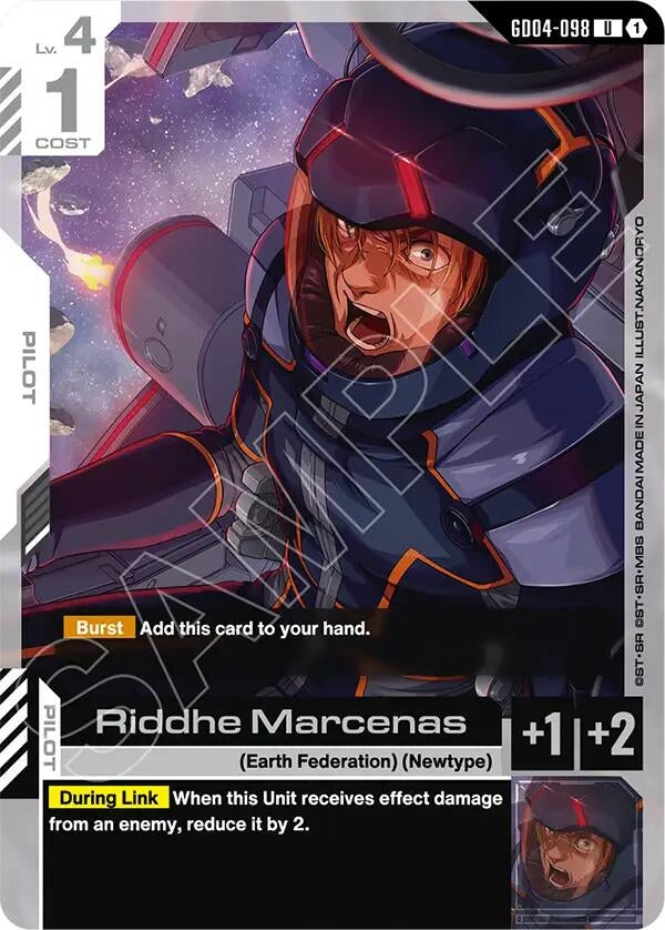 Image for Riddhe Marcenas - Gundam Card Game