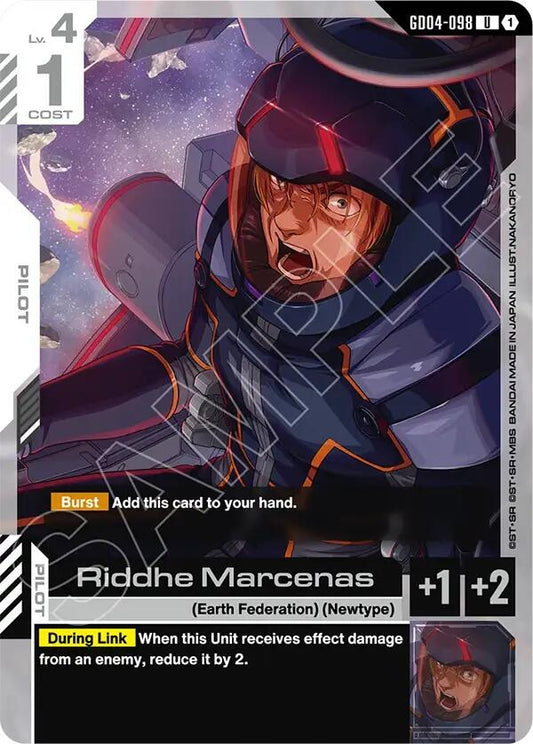 Image for Riddhe Marcenas - Gundam Card Game