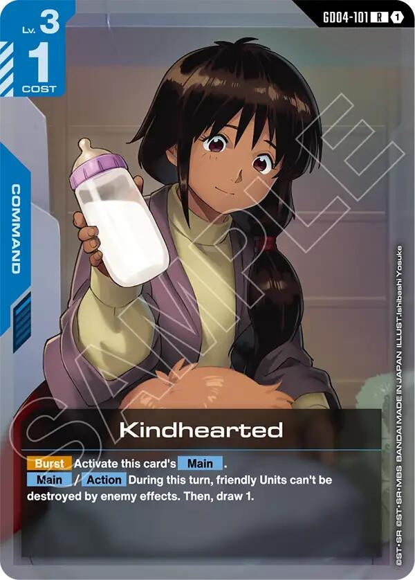 Image for Kindhearted - Gundam Card Game