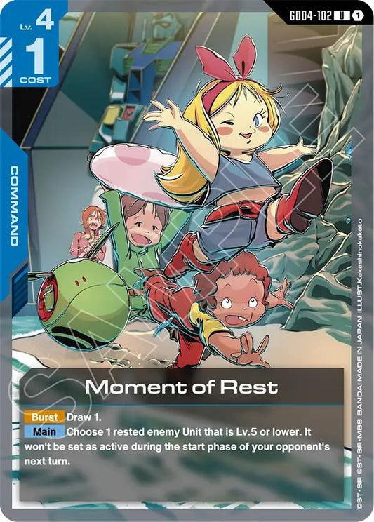 Image for Moment of Rest - Gundam Card Game