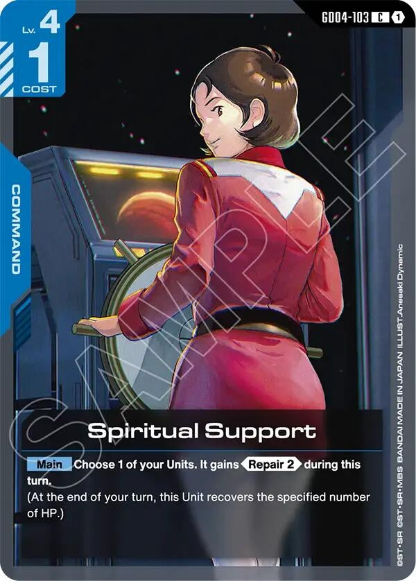 Image for Spiritual Support - Gundam Card Game