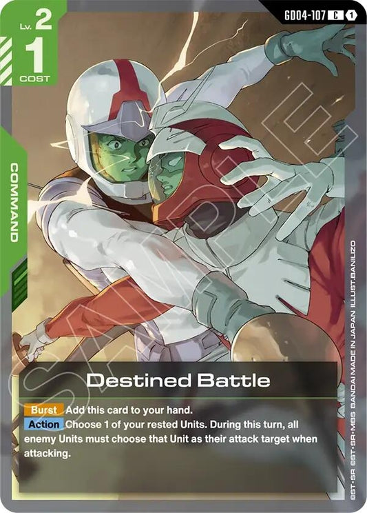 Image for Destined Battle - Gundam Card Game