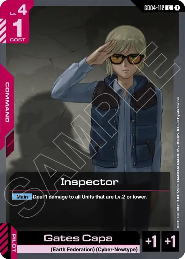 Image for Inspector - Gundam Card Game