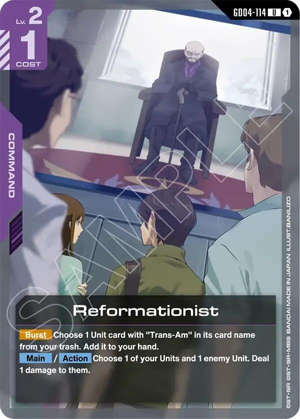 Image for Reformationist - Gundam Card Game