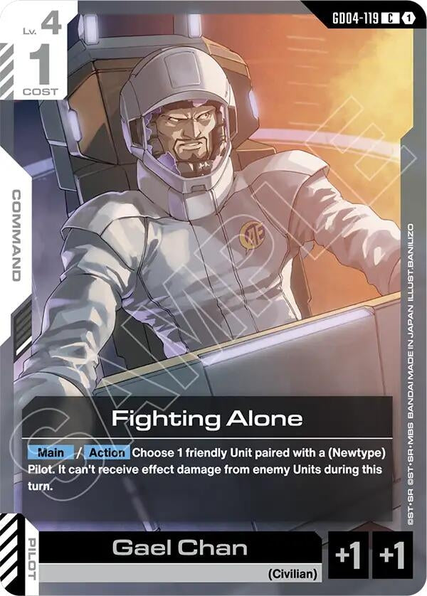 Image for Fighting Alone - Gundam Card Game
