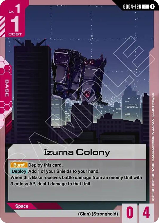 Image for Izuma Colony - Gundam Card Game