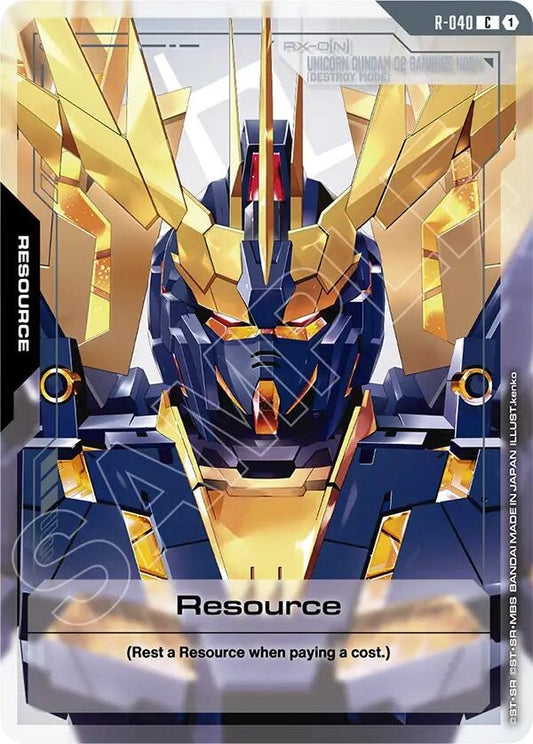 Image for Resource (R-040) - Gundam Card Game